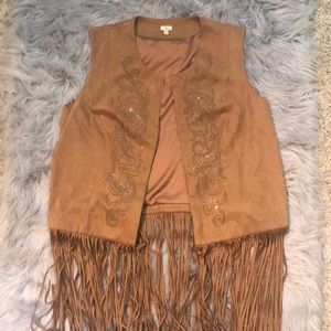 Brown vest never worn